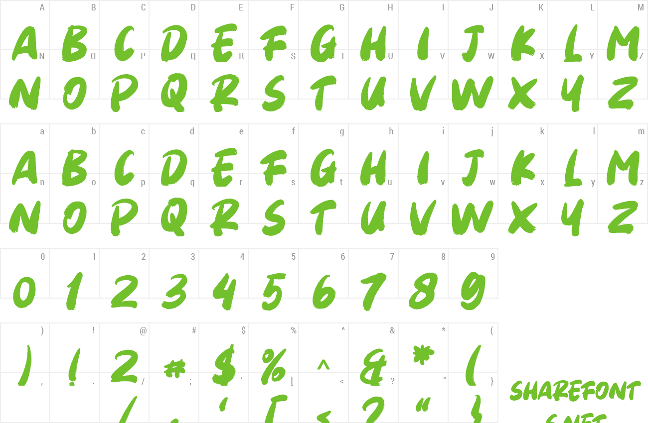 Font Rhodeport preview